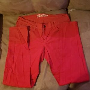 Red Old Navy Rock Star Jeans